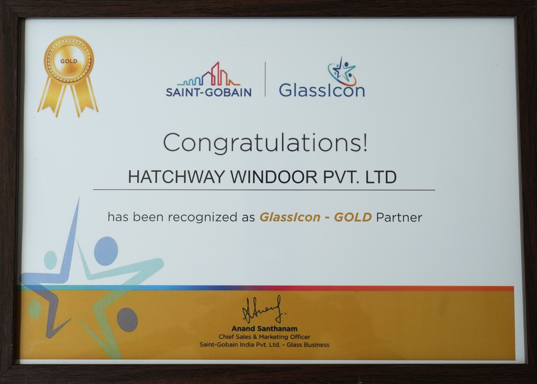 Saint-Gobain GlassIcon — Gold Partner